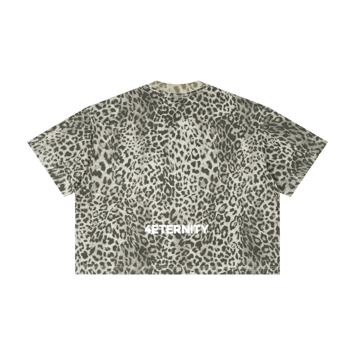 leopard print jesus <3 you | boxy tee