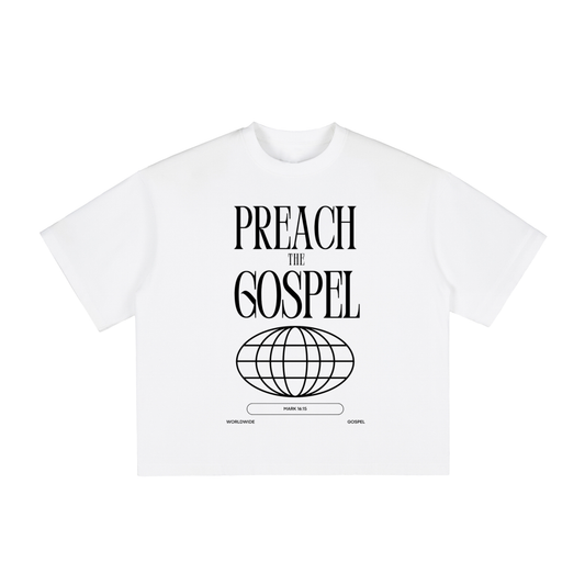 preach the gospel | boxy shirt